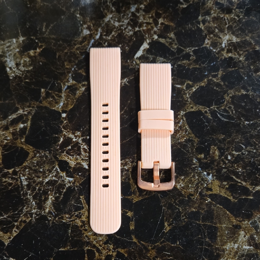 Peach Silicone Watch Band